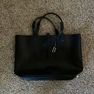 Saks Fifth Ave Tote Bag- Removable B charm!